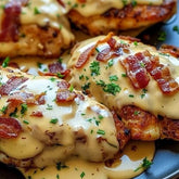 煙肉芝士焗原隻雞脾 (4隻)